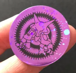 Alakazam Pokemon Coin Wizards 2000 Purple Original WOTC Of The Coast RARE - Image 3