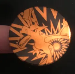 Aerodactyl Pokemon Coin Wizards 1999 Orange Original WOTC Of The Coast RARE - Image 3
