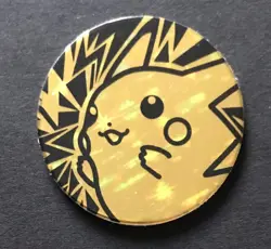 Pikachu Pokemon Coin Wizards 2000 Yellow Original WOTC Of The Coast RARE - Image 1