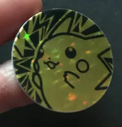 Pikachu Pokemon Coin Wizards 2000 Yellow Original WOTC Of The Coast RARE - Image 5