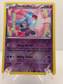 Wobbuffet [Reverse Holo] 67/162 Breakthrough Pokemon TCG - LP - Image 1