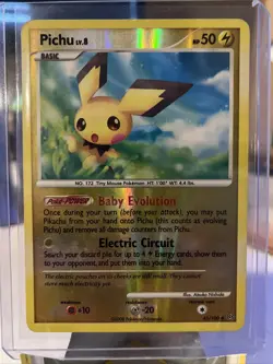 Pokemon TCG Pichu Stormfront 45 Reverse Holo Uncommon MP/LP - Image 1