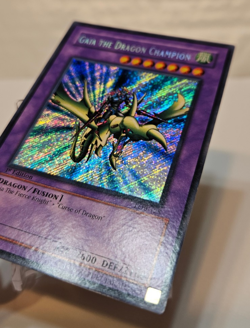 Gaia the Dragon Champion LOB-125 Secret Rare 1st Edition Asian Yugioh 980 - Image 2