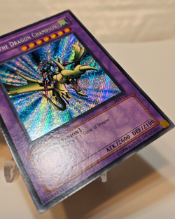 Gaia the Dragon Champion LOB-125 Secret Rare 1st Edition Asian Yugioh 980 - Image 5