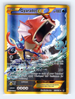 Pokemon TCG RED Gyarados EX 123/122 XY Breakpoint 2016 Secret Holo Rare Card - Image 1