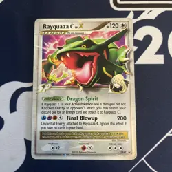 Rayquaza C LV.X DP47 Diamond & Pearl Black Star Promo Holo Pokemon Card! - Image 1