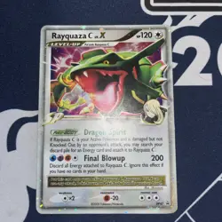 Rayquaza C LV.X DP47 Diamond & Pearl Black Star Promo Holo Pokemon Card! - Image 2