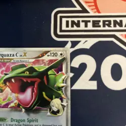 Rayquaza C LV.X DP47 Diamond & Pearl Black Star Promo Holo Pokemon Card! - Image 4