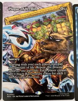 MTG 2026 TMNT Card Lot – Mondo Gecko, Donatello, Last Ronin, Plague of Vermin x6 - Image 3