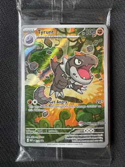 Tyrunt 070 Pokemon Center Perfect Order Promo Card SEALED - Good Centering - Image 1