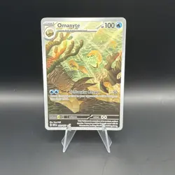 Omanyte 180/165 Scarlet & Violet 151 English Full Art Holo Pokemon Card 2023 - Image 1