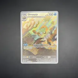 Omanyte 180/165 Scarlet & Violet 151 English Full Art Holo Pokemon Card 2023 - Image 4