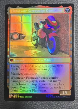 Flamewar, Brash Veteran Universes Beyond: Transformers Foil MTG Magic Card - Image 2
