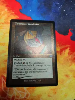 Talisman of Conviction (Retro Frame) (Foil Etched) - Modern Horizons - NM - Image 1