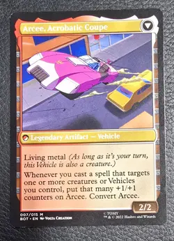 Arcee, Sharpshooter Arcee, Acrobatic Coupe MTG Universes Beyond Transformers - Image 2