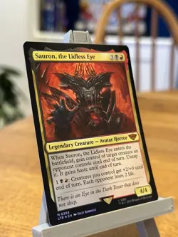 MTG Sauron, the Lidless Eye (Foil) [Tales of Middle-Earth, Near Mint] - Image 2