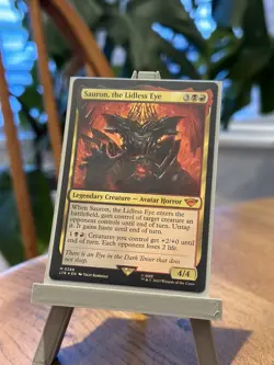 MTG Sauron, the Lidless Eye (Foil) [Tales of Middle-Earth, Near Mint] - Image 4
