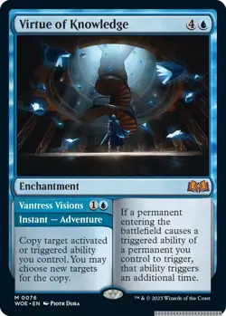 Virtue of Knowledge [WOE - 76] - NM [Normal] TCG MTG - Image 1