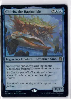 Charix, The Raging Isle NM/M* PROMO Theros Beyond Death 386 mtg -UnltdCards - Image 1