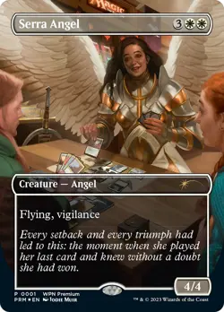 Serra Angel [Wizards Play Network 2024] Lightly Played Foil - Image 1