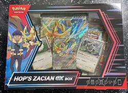 Pokemon TCG Hop’s Zacian Ex Box Brand New Sealed - Image 1