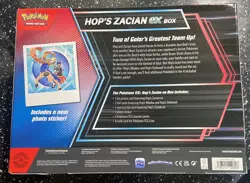 Pokemon TCG Hop’s Zacian Ex Box Brand New Sealed - Image 2