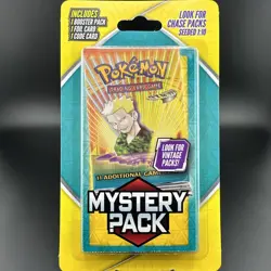 Pokemon Mystery Pack Blister Sealed Walgreens MJ Holding 1:10 Vintage Chase - Image 1