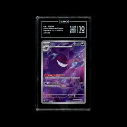 Gengar TAG 10 GEM PACK 3 Pokemon Chinese 0307/07 w/ TAG 9 Espeon w/ CGC 9 Meowth - Image 2