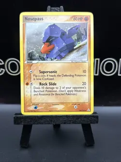 Pokemon TCG Nosepass Ex Holon Phantoms Reverse Holo 25/110 NM - Image 2