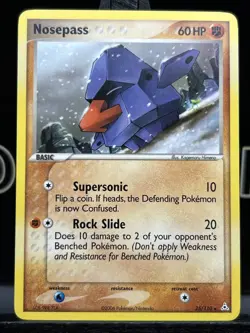 Pokemon TCG Nosepass Ex Holon Phantoms Reverse Holo 25/110 NM - Image 3