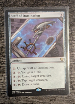 MTG: Staff of Domination (Commander Legends)(RARE) - Image 1