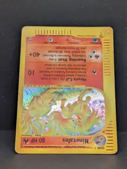 Ninetales H19/H32 Aquapolis Holo Rare Pokemon TCG Nintendo e-reader MP+ - Image 4