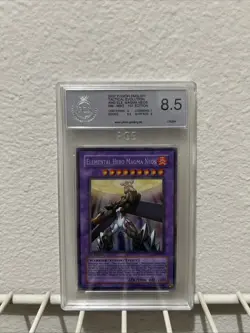 Yu-gi-oh Elemental Hero Magma Neos TAEV-EN043 Secret Rare 1st Edition psa 8.5 - Image 1