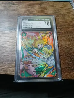 One Piece Japanese Carrot SP OP08-023 PRB-02 [Parallel] the Best Vol. 2 Cgc 10 - Image 1