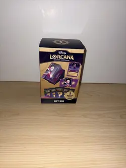 NEW DISNEY LORCANA RAVENSBURG FACTORY SEALED GIFT BOX 5 BOOSTER PACKS - Image 1