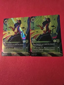 Lorcana Scar - Vengeful Lion (Enchanted) NM Holofoil Shimmering Skies - Image 3