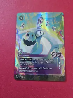 Lorcana Olaf - Happy Passenger (Enchanted) NM Holofoil Shimmering Skies - Image 1