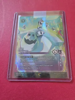 Lorcana Olaf - Happy Passenger (Enchanted) NM Holofoil Shimmering Skies - Image 2