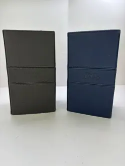Lot Of 2 Ultimate Guard Flip n Tray Deck Case Card Box USED Grey & Blue - Image 1
