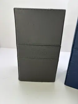 Lot Of 2 Ultimate Guard Flip n Tray Deck Case Card Box USED Grey & Blue - Image 3