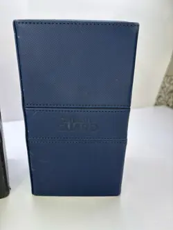Lot Of 2 Ultimate Guard Flip n Tray Deck Case Card Box USED Grey & Blue - Image 4