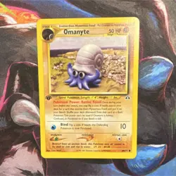 Pokemon Omanyte 60/75 Neo Discovery 1st Edition Common Regular 2001 Card LP - Image 1