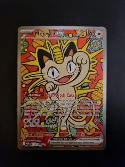 Meowth Ex SIR 121/088 Perfect Order English Pokemon Card - Image 2