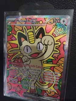 Meowth ex 121/088 SIR Perfect Order NM/M Pokemon Card Special Art - Image 2