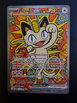 Meowth Ex SIR Perfect Order 121/088 English Pokemon TCG Card - Image 2
