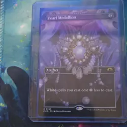 Wizards of the Coast Pearl Medallion Rare Artifact Foil MH3 347 English - Image 1