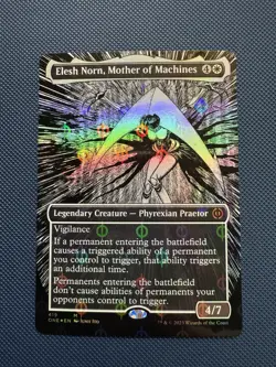 MTG Elesh Norn, Mother of Machines (Borderless) Step-and-Compleat Foil NM - Image 2