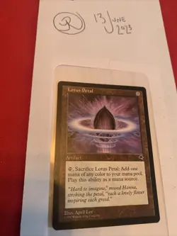 MTG Lotus Petal Tempest Regular Common - Image 2