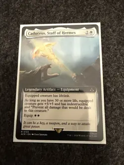 Caduceus, Staff of Hermes - Extended Art Assassin's Creed NM MTG - Image 1