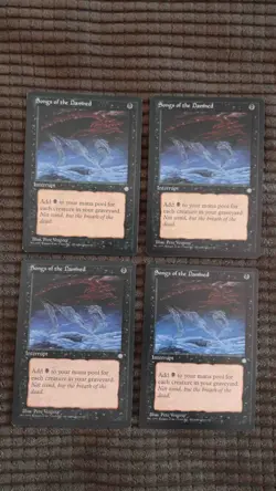 Magic: the Gathering / MtG Songs of the Damned x4 Ice Age - Image 1
